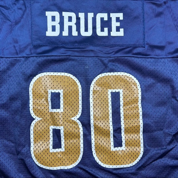 Champion Isaac Bruce St. Louis RAMS Football Jersey LA Rams Youth Size XL - Picture 3 of 12